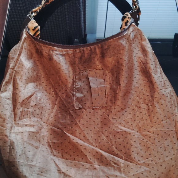 Leopard Print Purse Tote Shoulder Bag - Picture 6 of 16